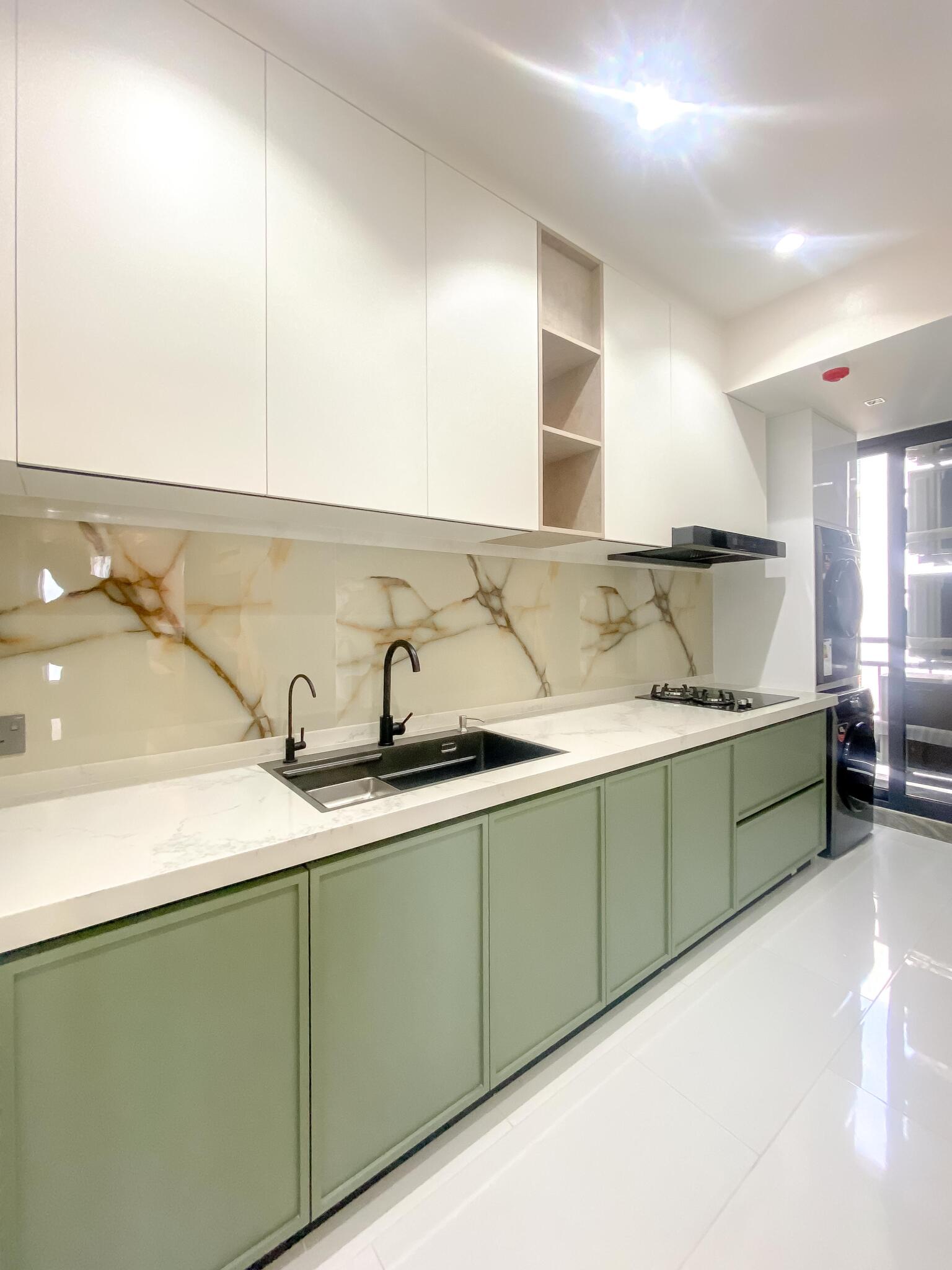 Balcony view — 3-bedroom apartment for rent in Hulhumalé, The Creek View, Maldives — interior design
