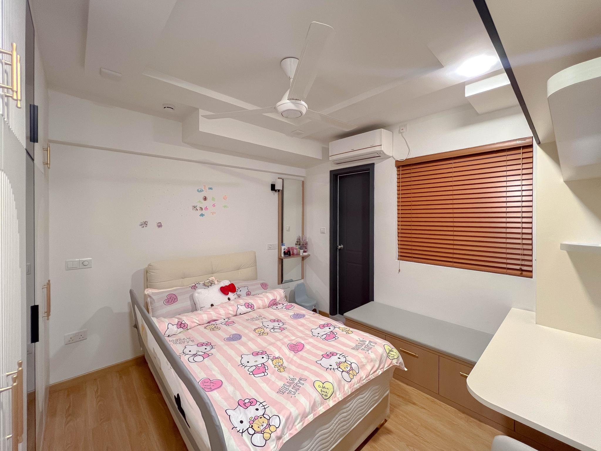 Bedroom — 3-bedroom Blue Heaven Channel View 2+1 BR Fully Furnished Custom Designed Apartment, The Blu Haven Residencies