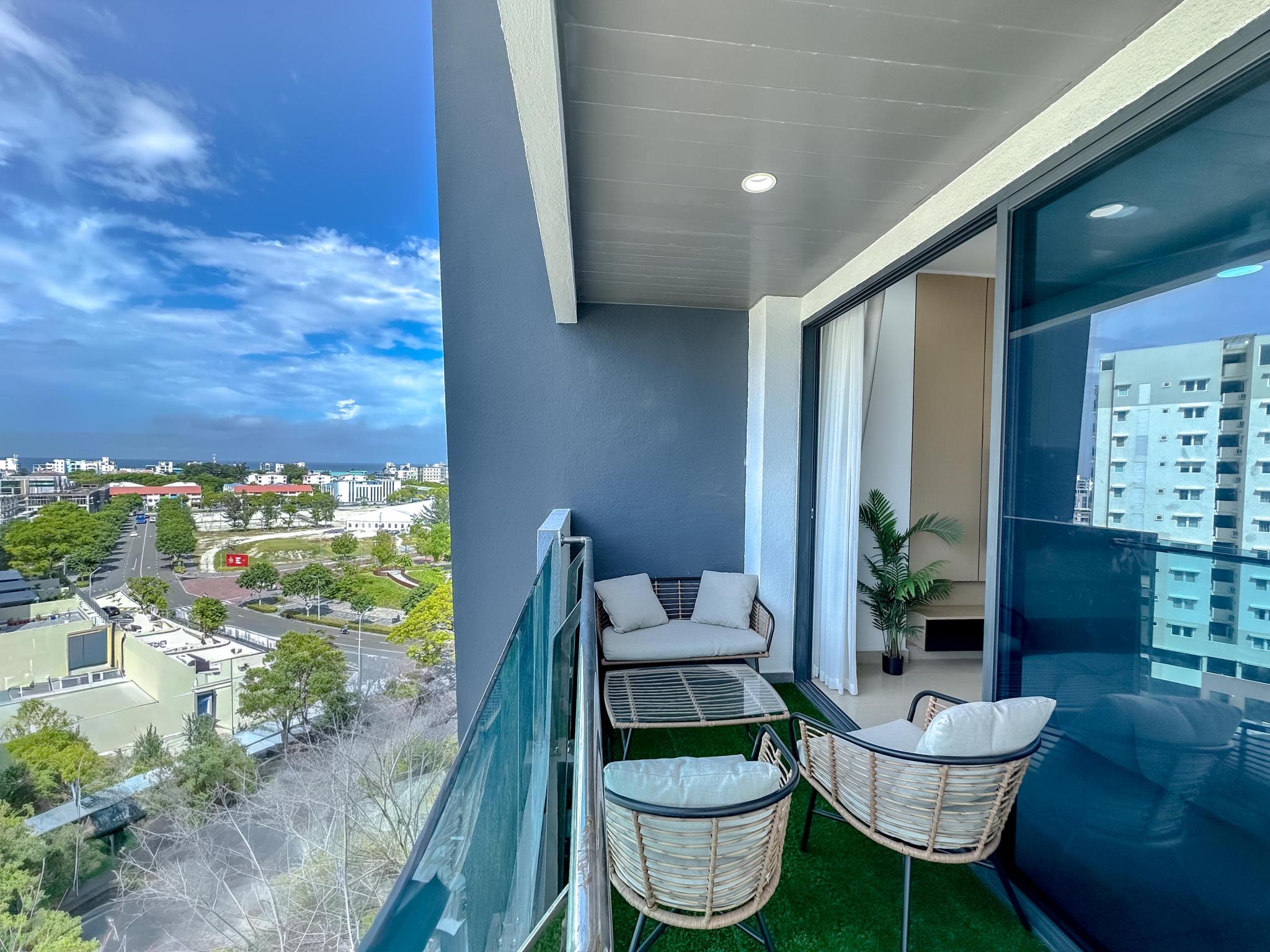 Bedroom — 3-bedroom apartment for rent in Hulhumalé, The Gardens – Exotic Elegance, Maldives — interior design